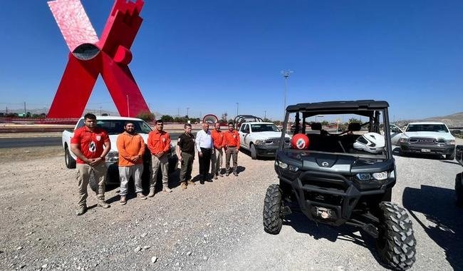 Destina INM vehículos especiales tipo Razer al rescate de población migrante en el norte del país