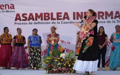 El Tren Transístmico promete empleo y bienestar, asegura Claudia Sheinbaum desde el Istmo de Tehuantepec