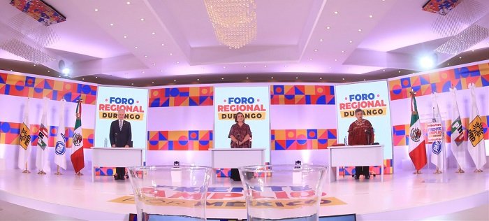 FINALISTAS DEL FRENTE AMPLIO POR MÉXICO PARTICIPARON EN EL FORO REGIONAL DE DURANGO