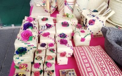 ELABORAN ARTESANÍAS DE FIBRAS VEGETALES EN TENANGO DEL AIRE