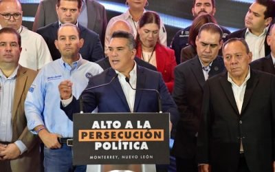 “NO NOS VAMOS A DEJAR”, ADVIERTE ALEJANDRO MORENO AL GOBERNADOR SAMUEL GARCÍA