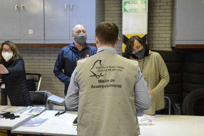 Destaca Misión de Observación electoral, labor del IECM en la organización de las elecciones locales