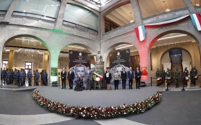 Encabeza Ana Lilia Rivera ceremonia por 110 Aniversario Luctuoso del senador Belisario Domínguez