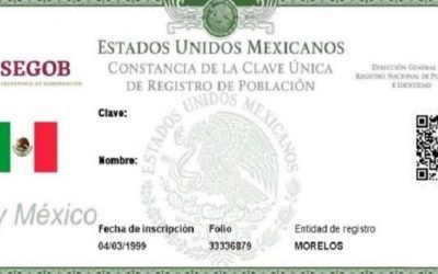 Fecha de registro para la CURP biométrica