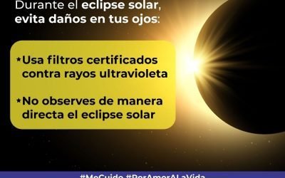 Daño irreversible, observar eclipse de manera directa: Secretaría de Salud