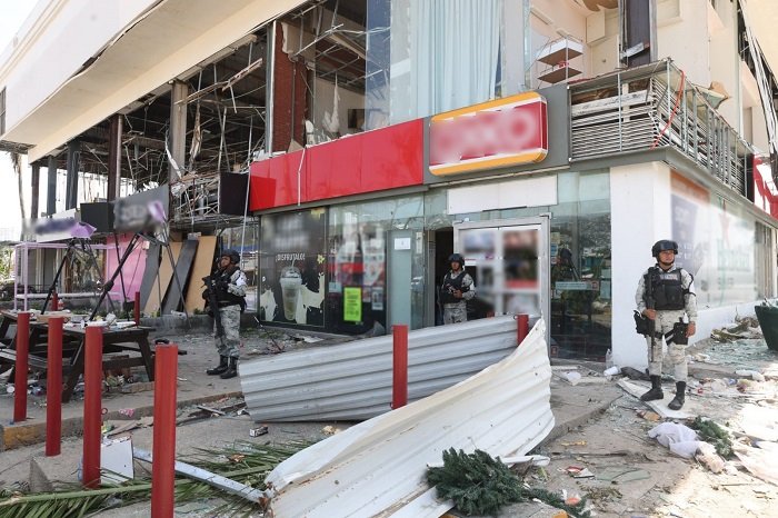 Guardia Nacional implementa acciones de seguridad para restablecer el orden público en zonas afectadas por huracán Otis