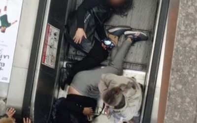 Fallan escaleras eléctricas del Metro Polanco; reportan varios heridos