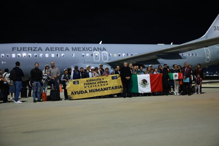 El Gobierno de México continúa con la repatriación de connacionales en la zona de conflicto Israel-Palestina