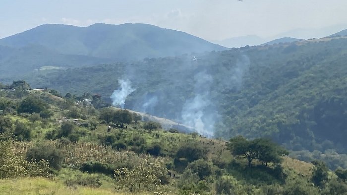 Mueren 4 en desplome de aeronave en Morelos