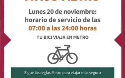 En las 12 líneas del Sistema de Transporte Metro se aplicará el horario de día festivo