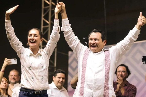 Regresará Claudia Sheinbaum a Yucatán, acompañará a “Huacho” Díaz Mena