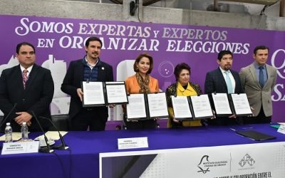 Acuerdan IECM y Talleres Gráficos de México producción de más de 25 millones documentos electorales para comicios locales