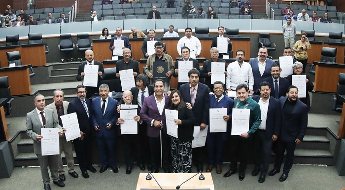 Reconocen en el Senado de la República a “Leyendas de la Marimba Chiapaneca”
