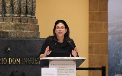 En la red diplomática debe haber más mujeres con altos niveles jerárquicos y de toma de decisiones: Dip. Guerra