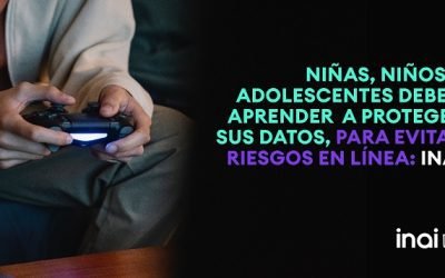 Enseñar a niñas, niños y adolescentes proteger sus datos, para evitar riesgos en línea, recomienda INAI
