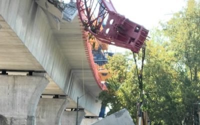 Colapsa estructura del Tren Interurbano en Observatorio