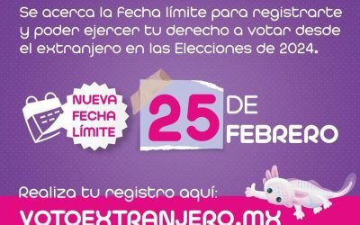 Recuerda IECM a comunidad chilanga en el extranjero que aún puede registrarse para votar en los comicios locales de 2024