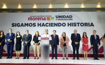 Sheinbaum presenta su equipo de campaña