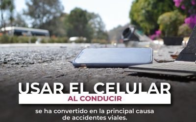 USO DEL CELULAR, UNA DE LAS PRINCIPALES CAUSAS DE ACCIDENTES VIALES