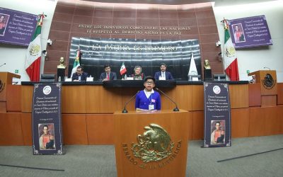 Conmemoran en el Senado bicentenario del nombramiento de Simón Bolívar como Ciudadano Honorario de México