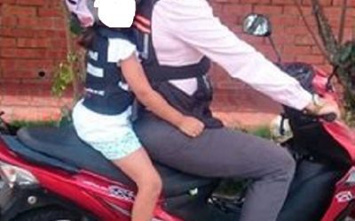 Recibe Senado minuta que prohíbe circulación de motocicletas con pasajeros menores de 12 años