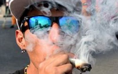 Fumada masiva en el Día Mundial de la Mariguana