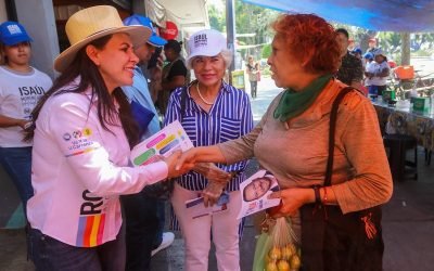 Eliminar los dominios familiares y erradicar la corrupción en Venustiano Carranza, se compromete Roció Barrera