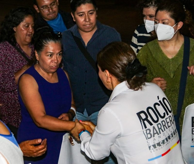 EN VENUSTIANO CARRANZA FRACASARÁ LA CAMPAÑA DEL MIEDO Y LA MENTIRA, ASEGURA ROCÍO BARRERA