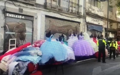 Desalojan locales de Vestidos de Novia en el Centro Histórico