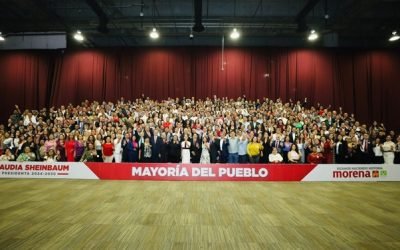 Morena y aliados cierran filas con Sheinbaum para impulsar reforma judicial