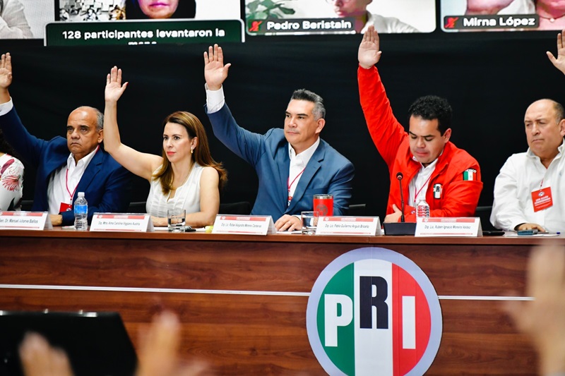 Aprueba Asamblea del PRI reformas para posible reelección de ‘Alito’