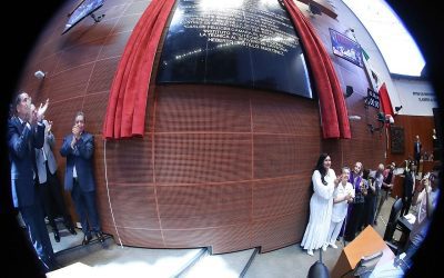 Inscriben el nombre de Heberto Castillo Martínez en el Muro de Honor del Senado