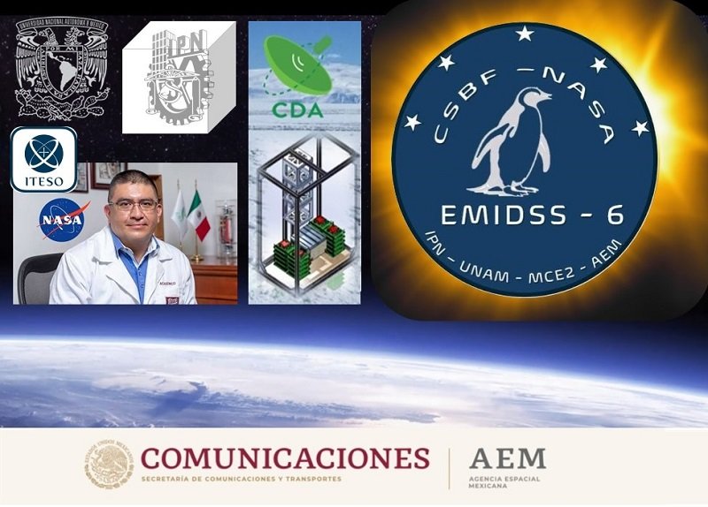PROBARÁN NUEVO MÓDULO ESPACIAL MEXICANO “EMIDSS-6” EN MISIÓN DE NASA