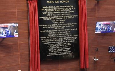 Develarán en Muro de Honor del Senado inscripción en homenaje a mujeres sufragistas