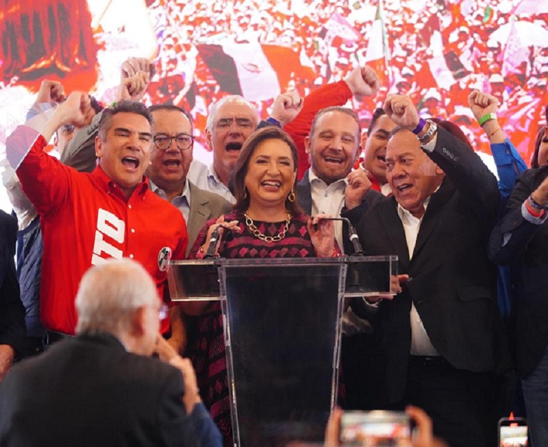 Xóchitl Gálvez se declara ganadora de la contienda presidencial