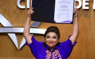 CLARA BRUGADA RECIBE DEL IECM CONSTANCIA DE MAYORÍA