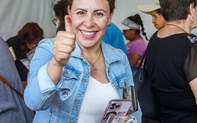 ROCÍO BARRERA DENUNCIÓ ROBO DE BOLETAS Y ENTREGA DE TINACOS Y LÁMINAS EN VENUSTIANO CARRANZA