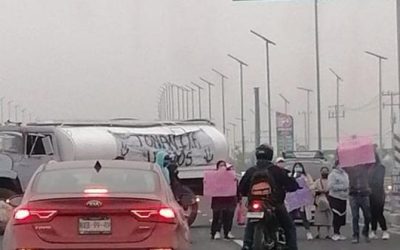 Caos en el AIFA: Vecinos de Tonatitla bloquean los accesos principales a la terminal