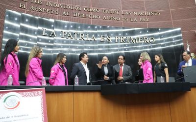 Reconoce Senado a Selección Mexicana de Gimnasia Rítmica que participará en Juegos Olímpicos de París 2024