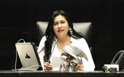 Destaca presidenta del Senado impulso al humanismo en defensa de los derechos de quienes menos tienen