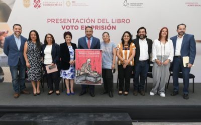 Presentan IECM y SSC libro sobre el voto en prisión preventiva