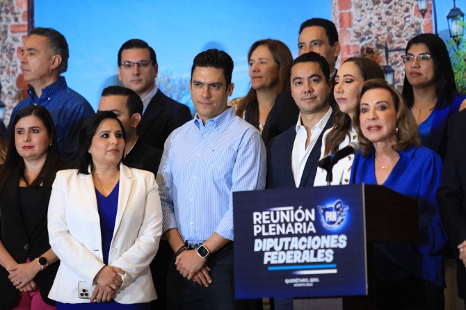 Noemí Luna, será la coordinadora en Cámara de Diputados y a Guadalupe Murguía, al frente del grupo parlamentario en Senado