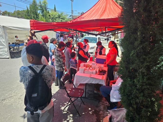 Instalan Caravana de Salud por el Bienestar en Chalco