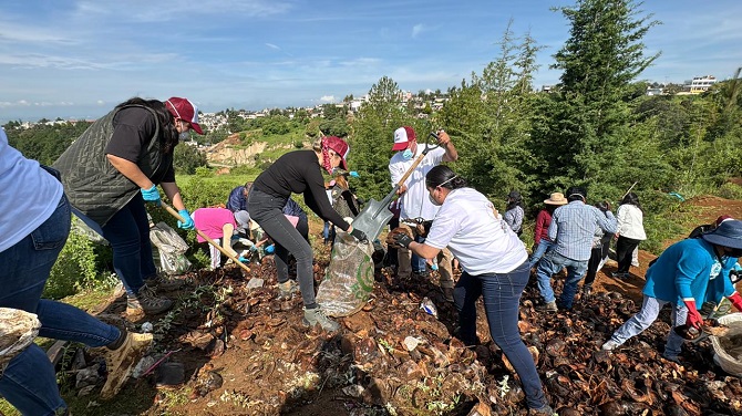 Gómez Álvarez promueve cultura de reciclaje en el EDOMEX