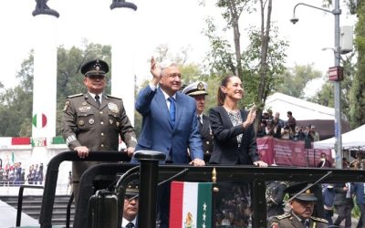 Conmemora AMLO Gesta Heroica de Chapultepec acompañado con Sheinbaum; Legislativo y Judicial