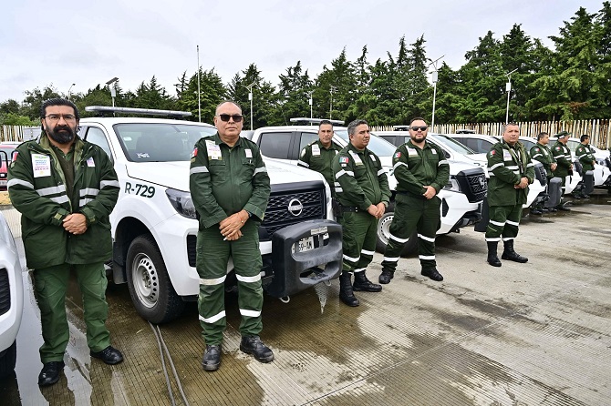 Estrenan Ángeles Verdes 19 unidades para auxilio vial en carreteras del EdoMéx