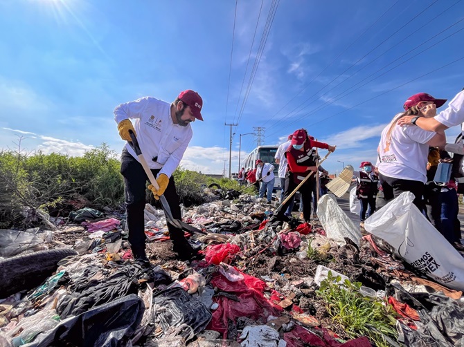 Retira “Limpiemos Nuestro EdoMéx” mil 810 toneladas de basura en la primera jornada