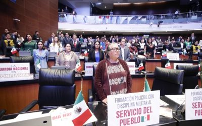 Senado aprueba reforma a la Guardia Nacional y envía el documento a las legislaturas estatales