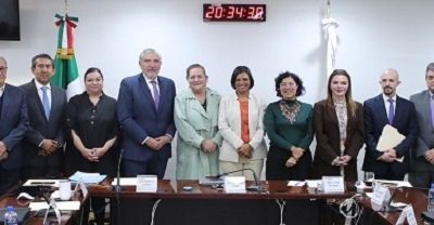 Conclave entre senadores y consejeros electorales en el marco del Proceso Electivo del PJF 2024-2025