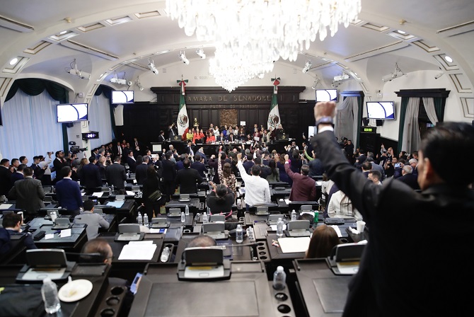 Reforma al Poder Judicial alcanza mayoría calificada en el pleno del Senado de la República